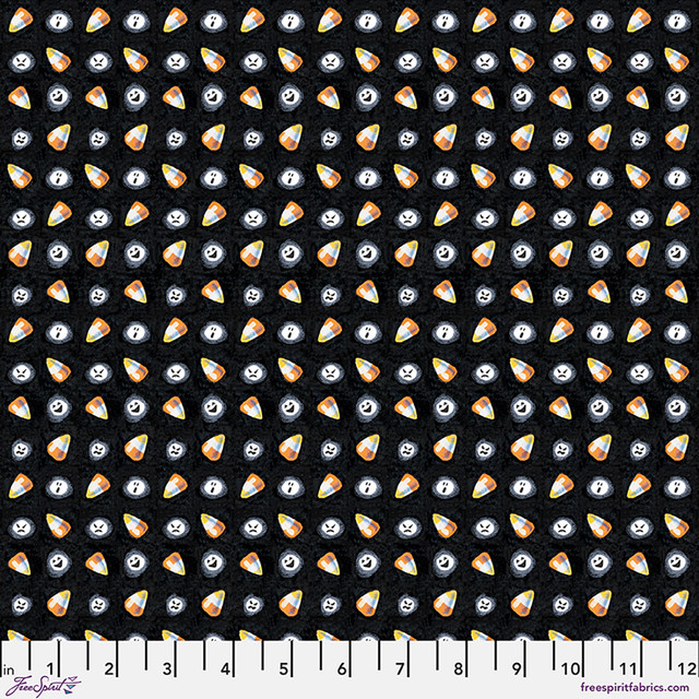 Moonlit Mischief Candy Corn Ghouls - Black