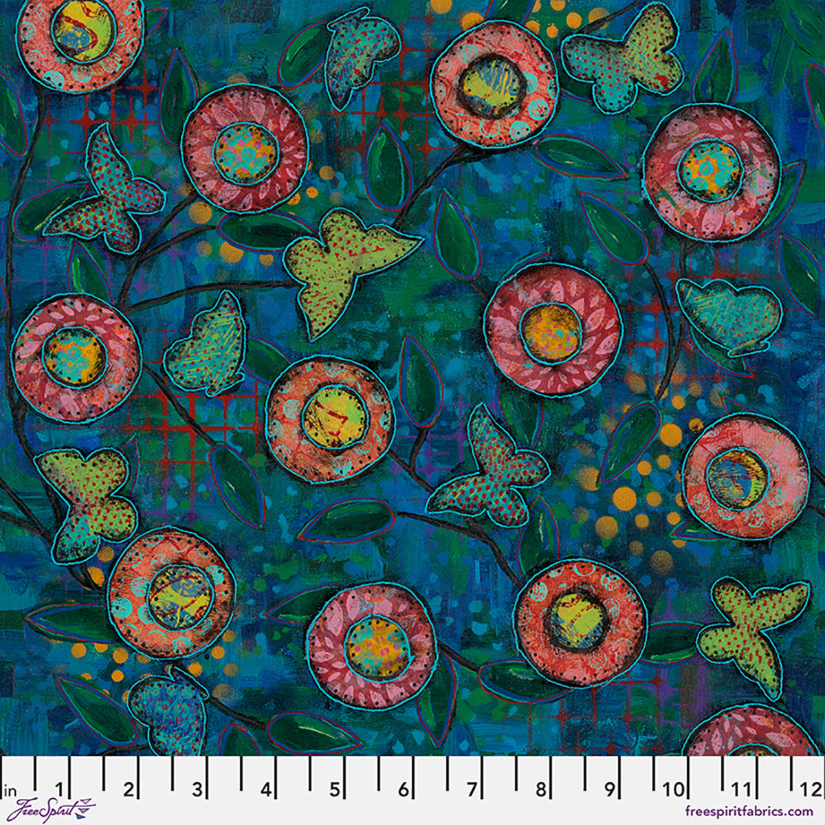 Wings of Wonder Tapestry Blue