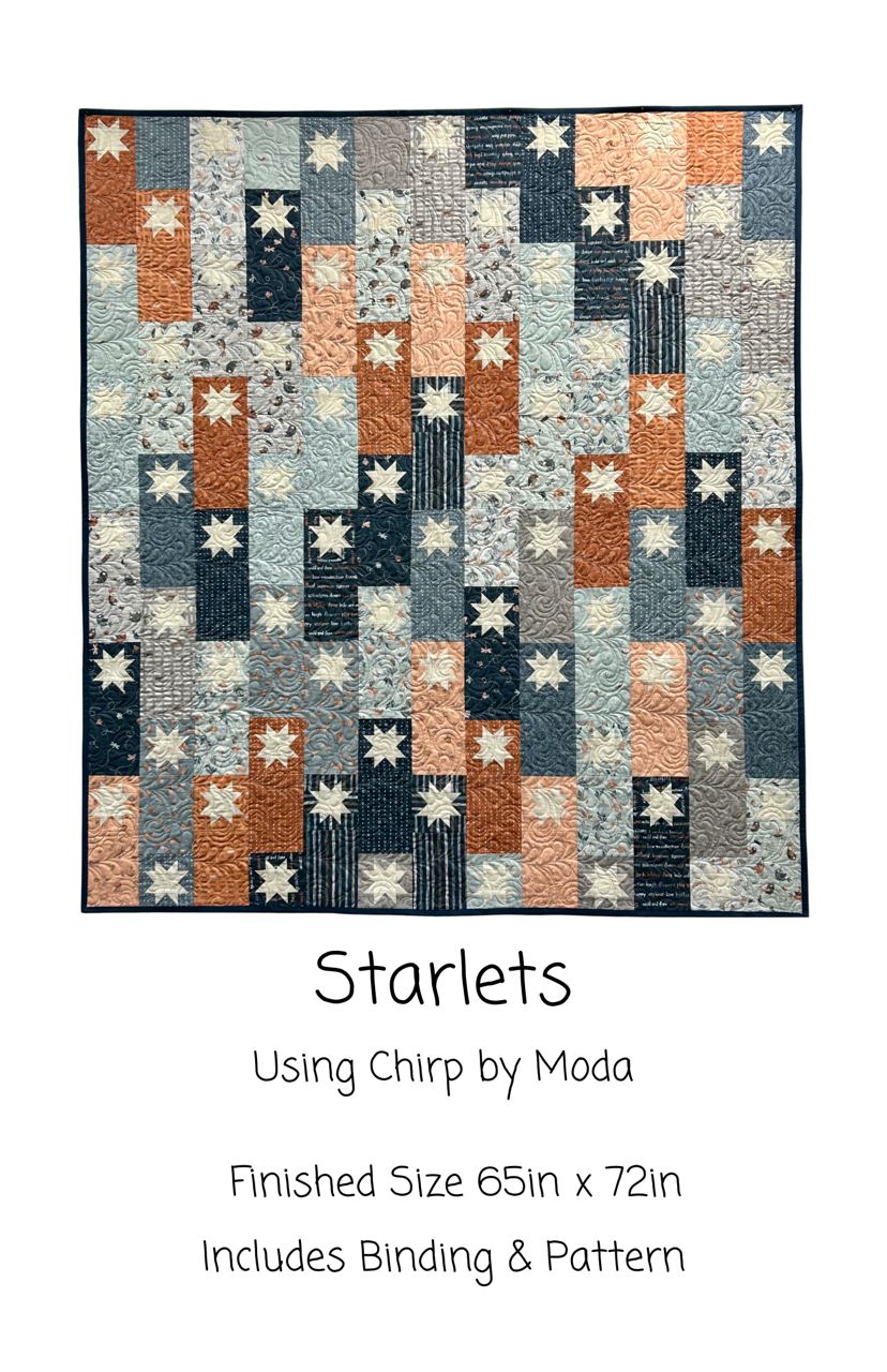 Starlets Chirp Kit, 65x72, Pattern & Binding Included