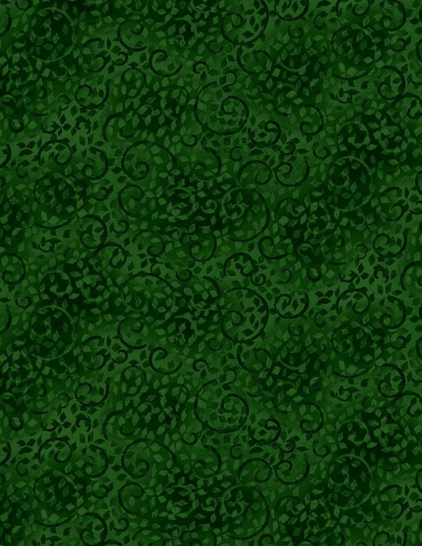 Leafy Scroll Medium Dark Green