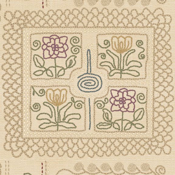 108" Crewel Patchwork