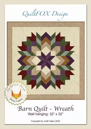Barn Quilt Wreath