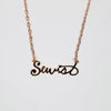 Sewist Necklace Rose Gold