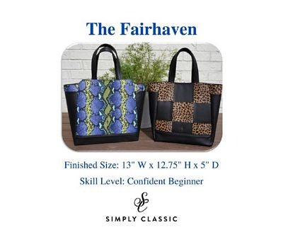 The Fairhaven Tote Pattern