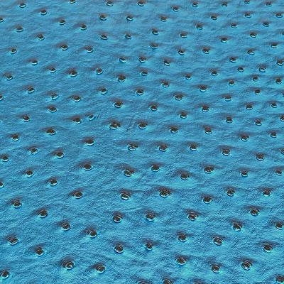 Faux Ostrich- Bright Blue 18 in x 54 in