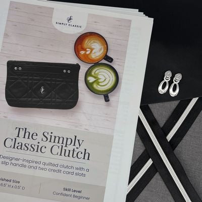 The Simply Classic Clutch Maker's Kit - Black