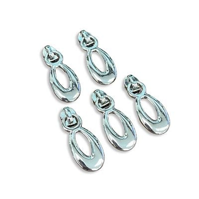 Zipper Pulls-Teardrop No. 5 Nickel