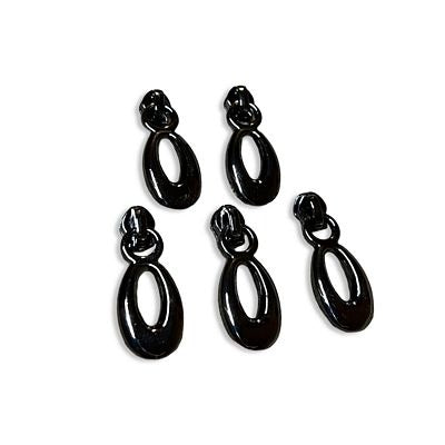 Zipper Pulls-Teardrop No. 3 Gunmetal