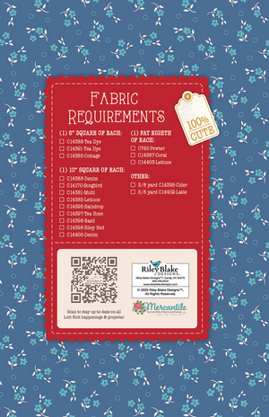 Lori Holt Mercantile Quilt Seeds Pattern Iron & Starch