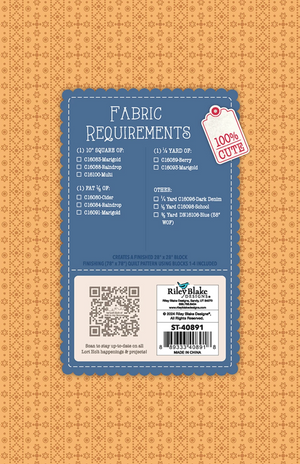 Lori Holt Quilt Seeds Pattern Americana Stars No. 2