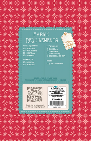 Lori Holt Quilt Seeds Pattern Americana Stars No. 4