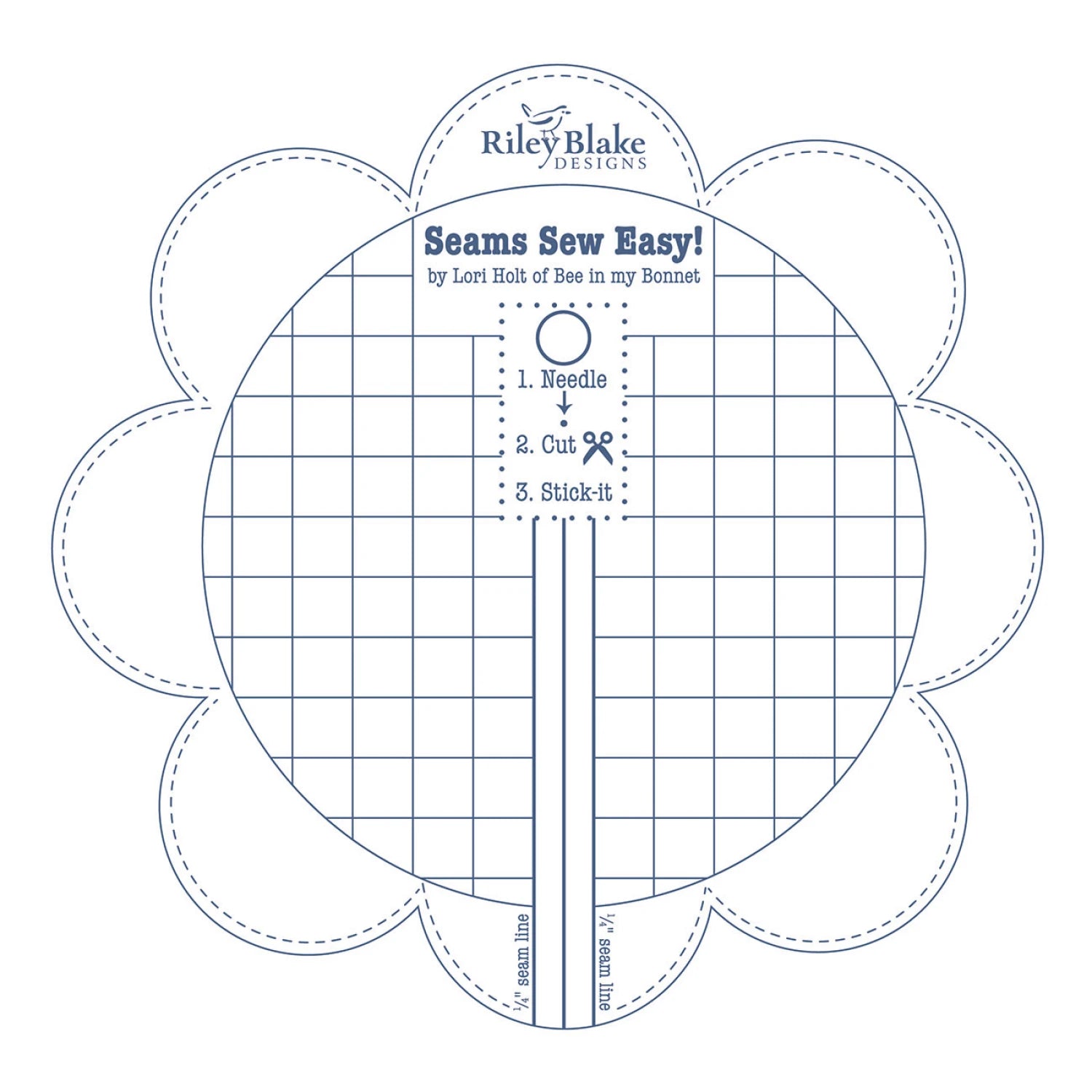 Bee In My Bonnet Seam Guide Color Denim