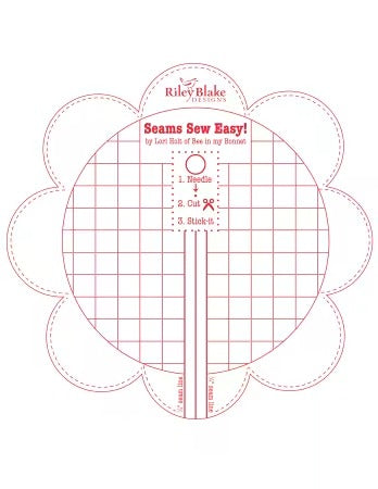 Bee In My Bonnet Seam Guide Color Red