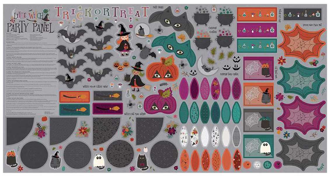 Little Witch 36“ x 69” Felt Party Panel