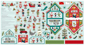 Santa’s Workshop Felt Panel