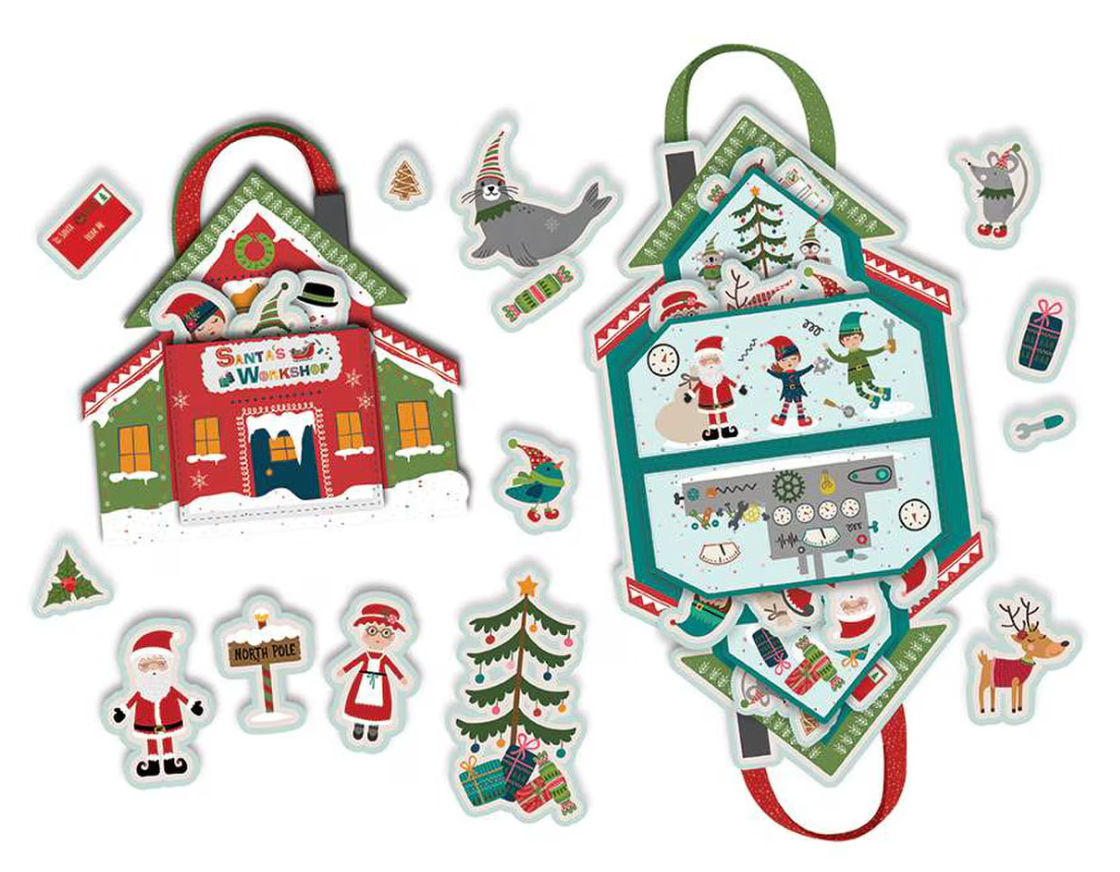 Santa’s Workshop Felt Panel