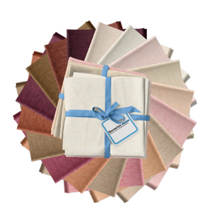 Cotton Shot Wine/Neutral 18 Fat Quarters