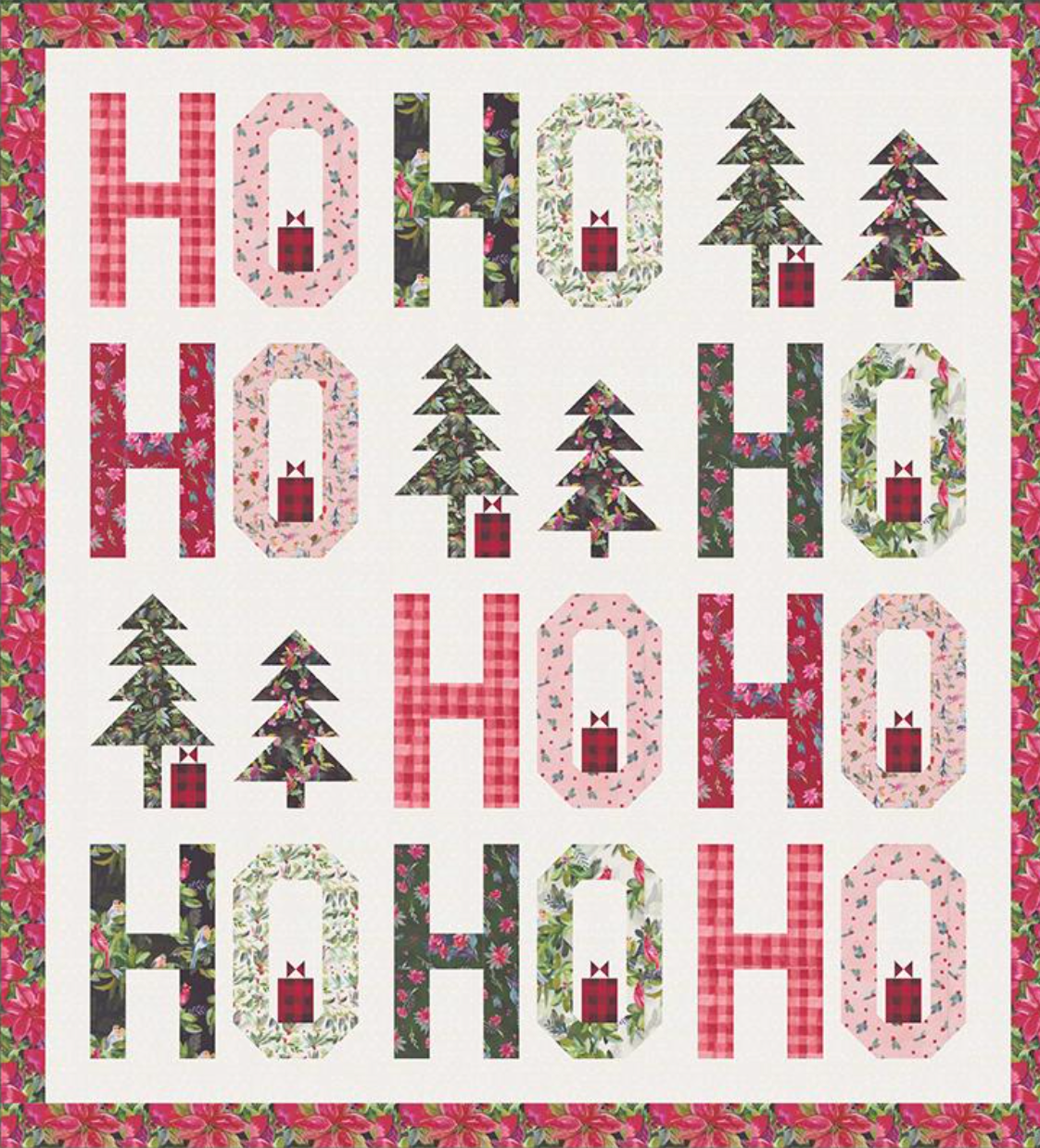 Jollity Kit, 59 x 64, Pattern & Binding Included