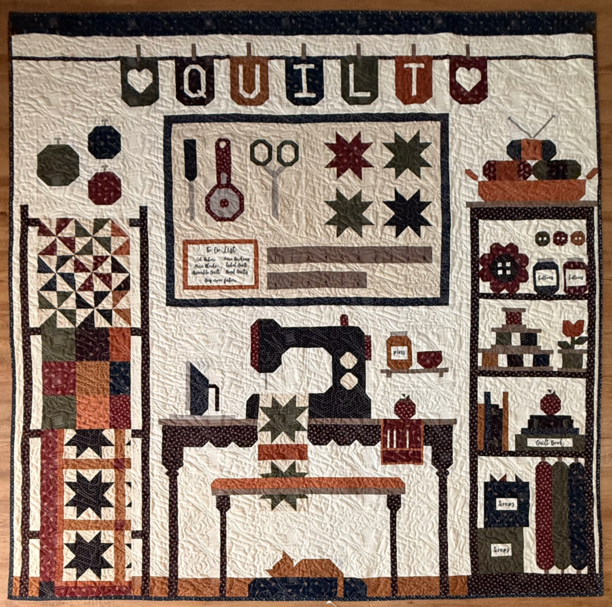 Quilt Room BOM - Kansas Troubles