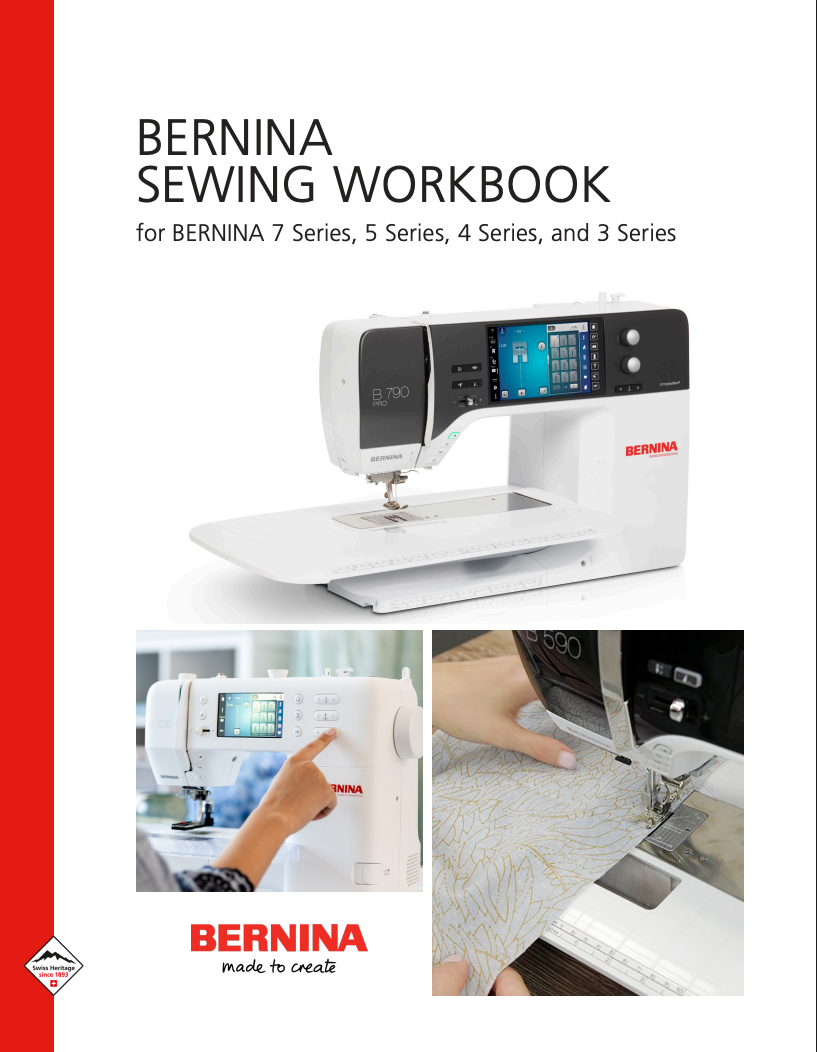 My Bernina Sewing Workbook, 7/5/4/3 Series