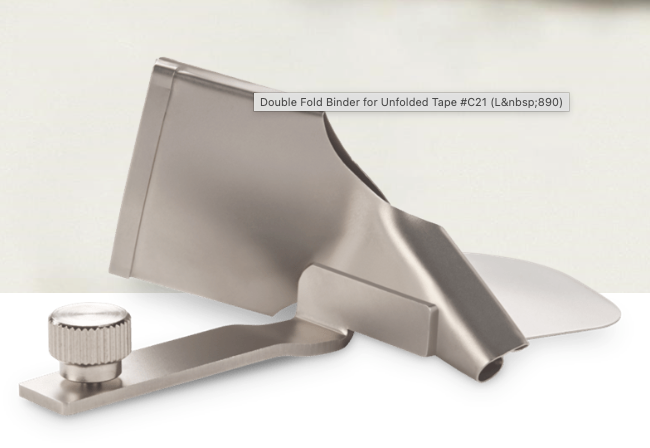 Foot #C21, Double Fold Binder