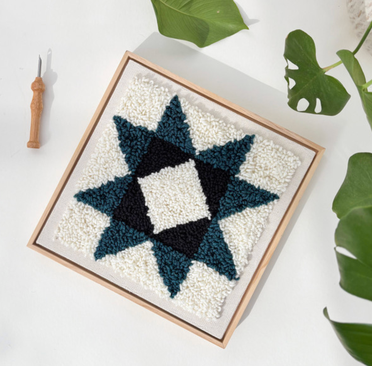 Quilt Star Punch Needle Frame Kit