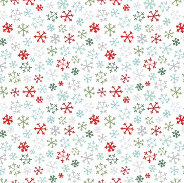 GHMILY 2026 FLANNEL Snowflakes Multi Color