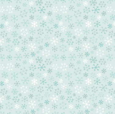 GHMILY 2026 FLANNEL Snowflakes Light Teal