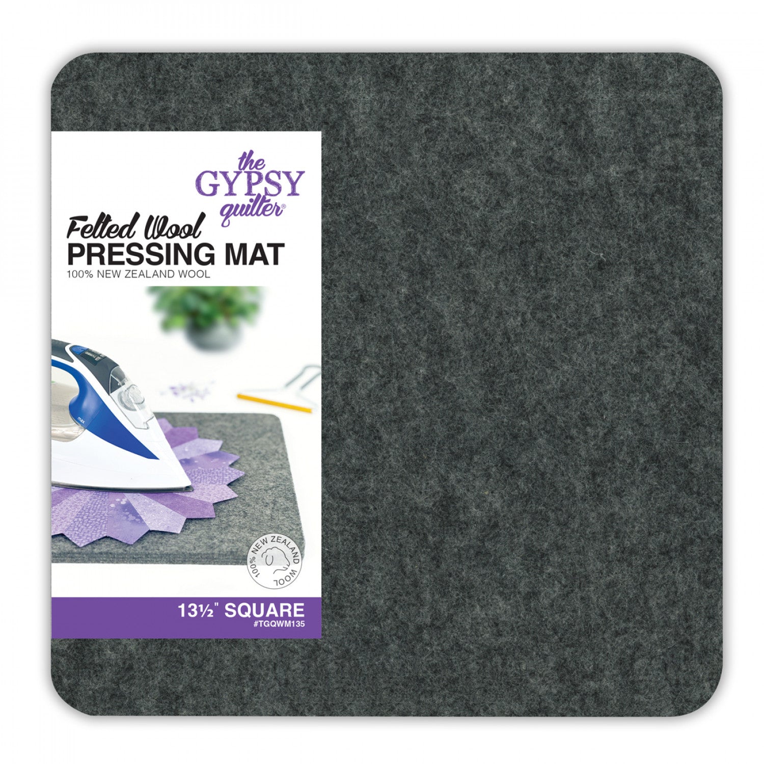 Wool Pressing Mat 13-1/2in x 13-1/2in x 1/2in