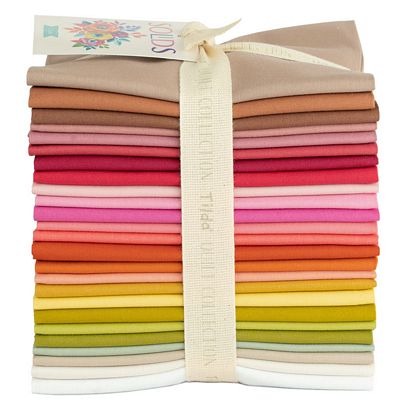 Tilda Solids Fat Quarter Bundle Warm - 25pc