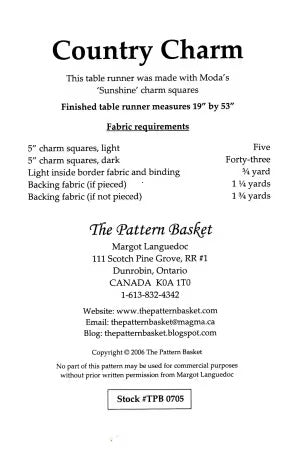 Country Charm Table Runner