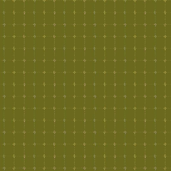 Green Plus Signs Yarn Dye