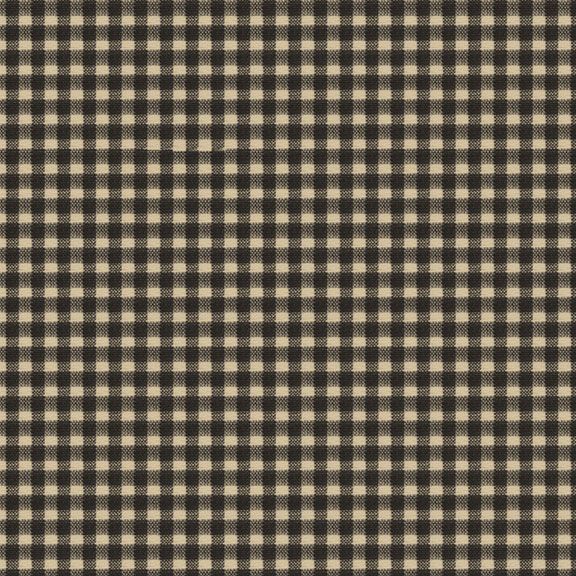 Black Gingham Check Yarn Dye