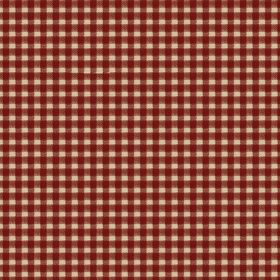 Red Gingham Check Yarn Dye