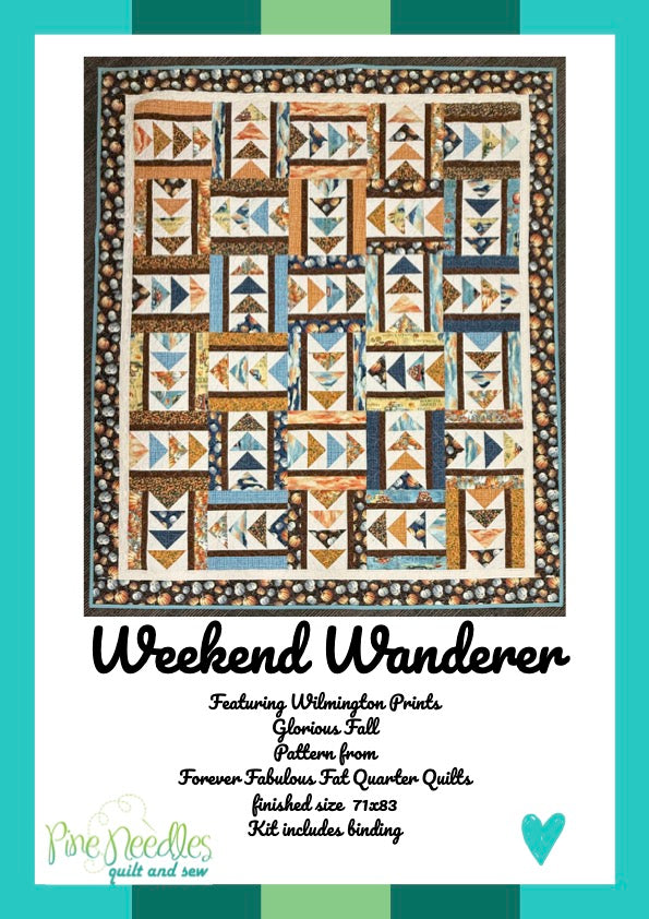 Weekend Wanderer Kit, 71 x 83, Binding Included