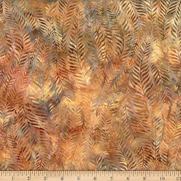 Bali Batik Tropical Leaf - Palomino
