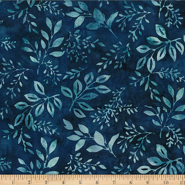 Bali Batik Delicate Foliage - Flax