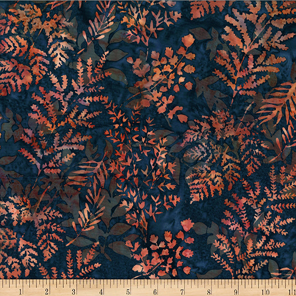 Bali Batik Mixed Ferns - Splash