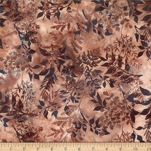 Bali Batik Mixed Ferns - Tan