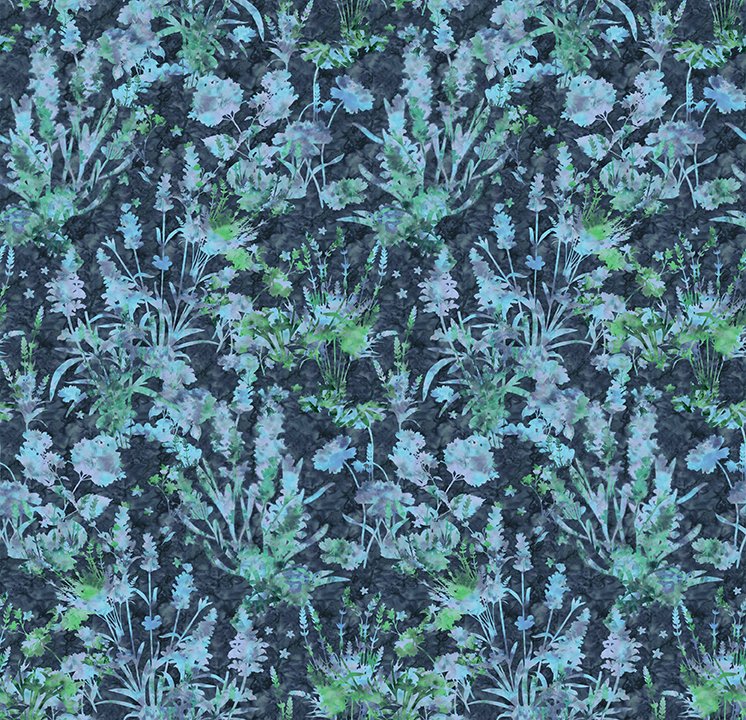 Wildflowers Dark Denim