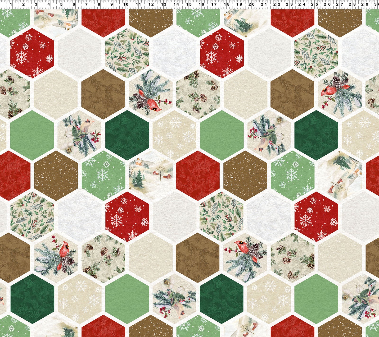 PREORDER Hexagons Red