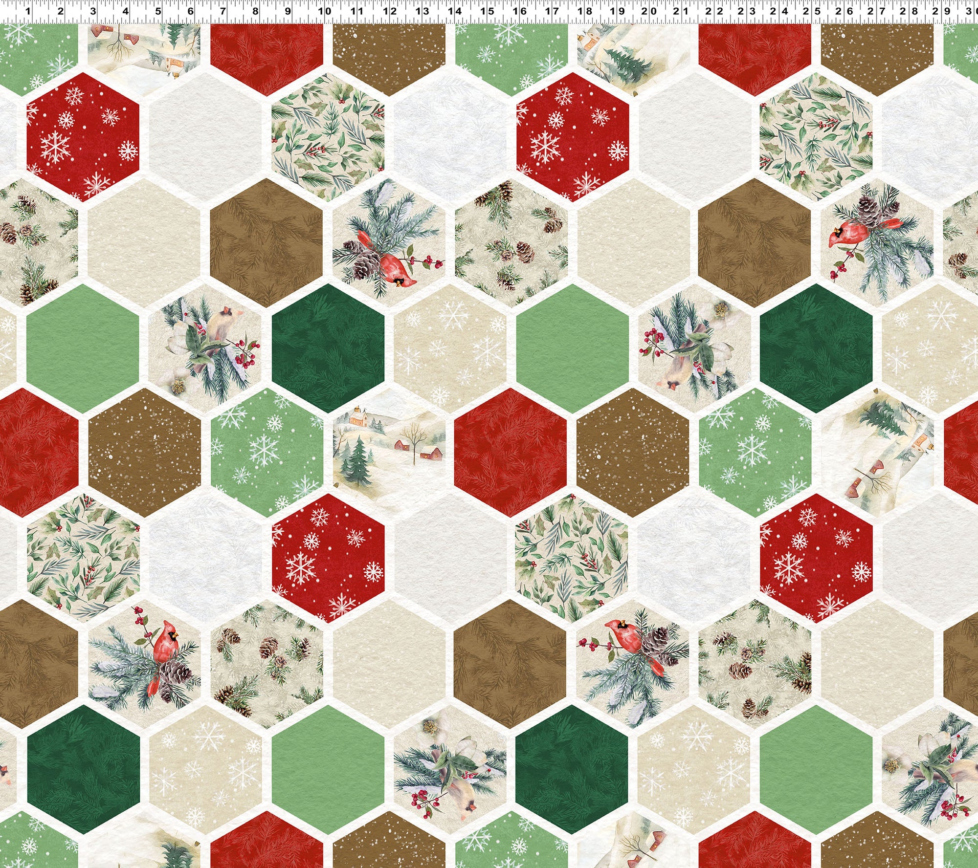 PREORDER Hexagons Red