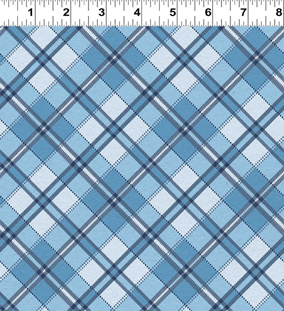 PREORDER Diagonal Plaid Blue