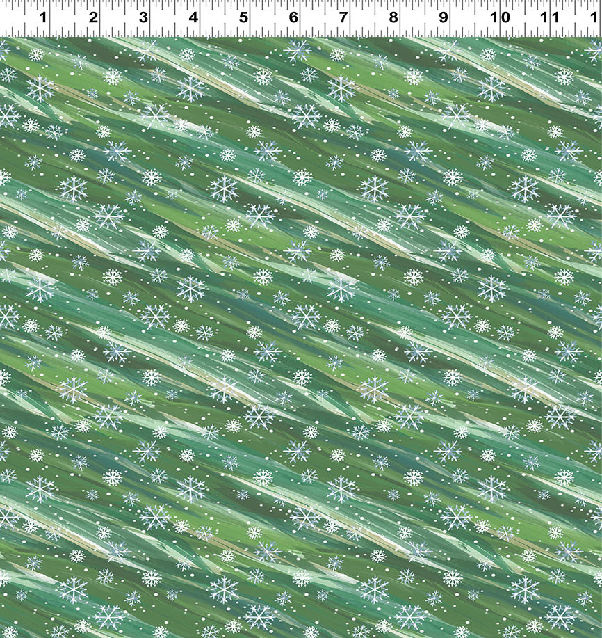 PREORDER Snowflake Stripe Dark Mint