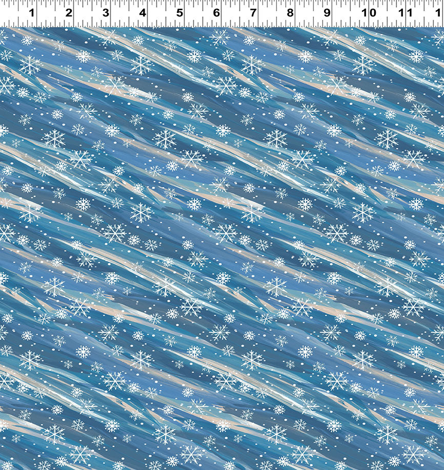 PREORDER Snowflake Stripe Blue