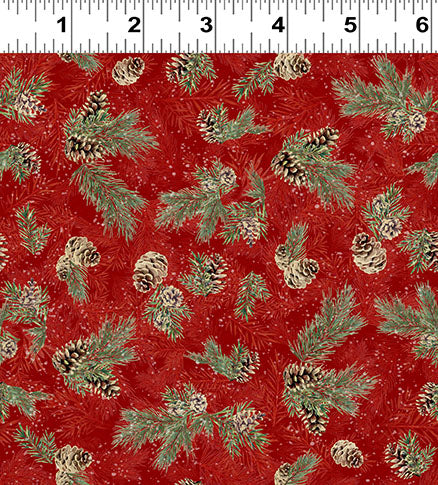 PREORDER Pinecones Dark Red