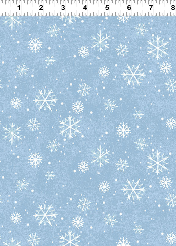 PREORDER Snowflakes Light Blue