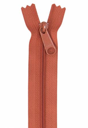 Handbag Zipper 24" Zipper Redwood
