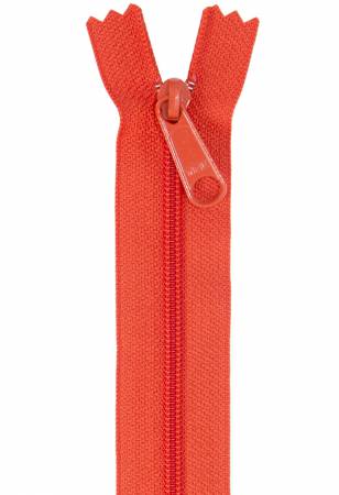 Handbag Zipper 24in Tangerine