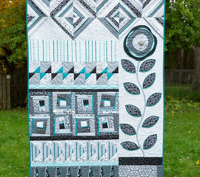 Bloom & Grow Kit, 48" x 72" Includes pattern & binding